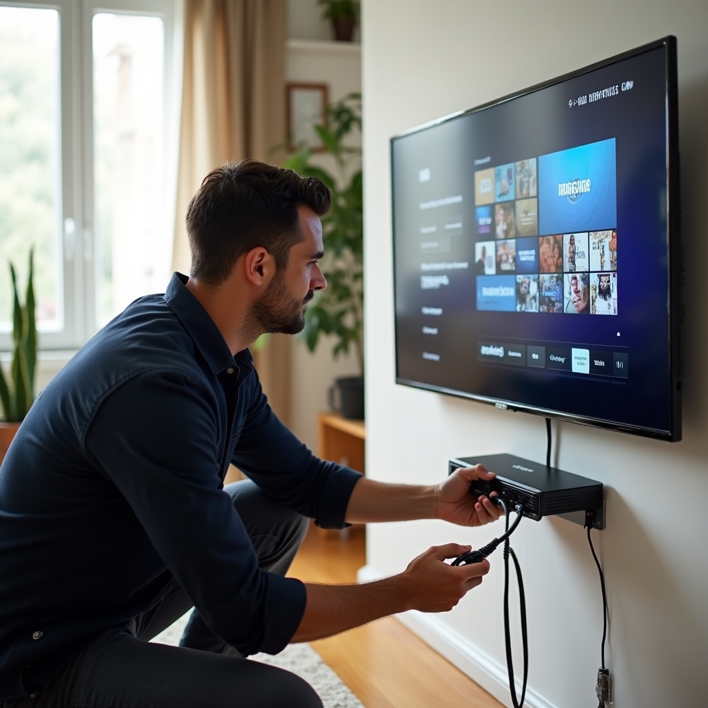 Подключение IPTV приставки к телевизору